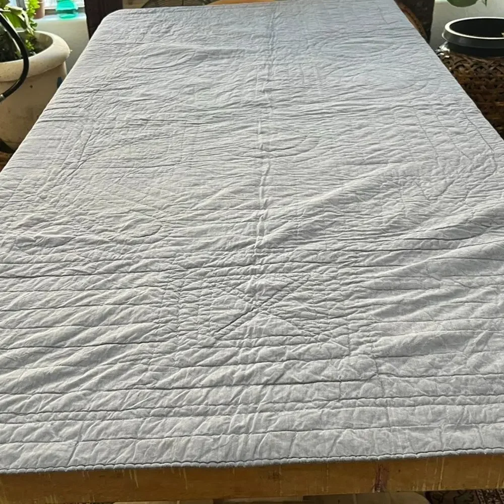 Pottery Barn Kids Twin Quilted Sports Patchwork Bedspread 69